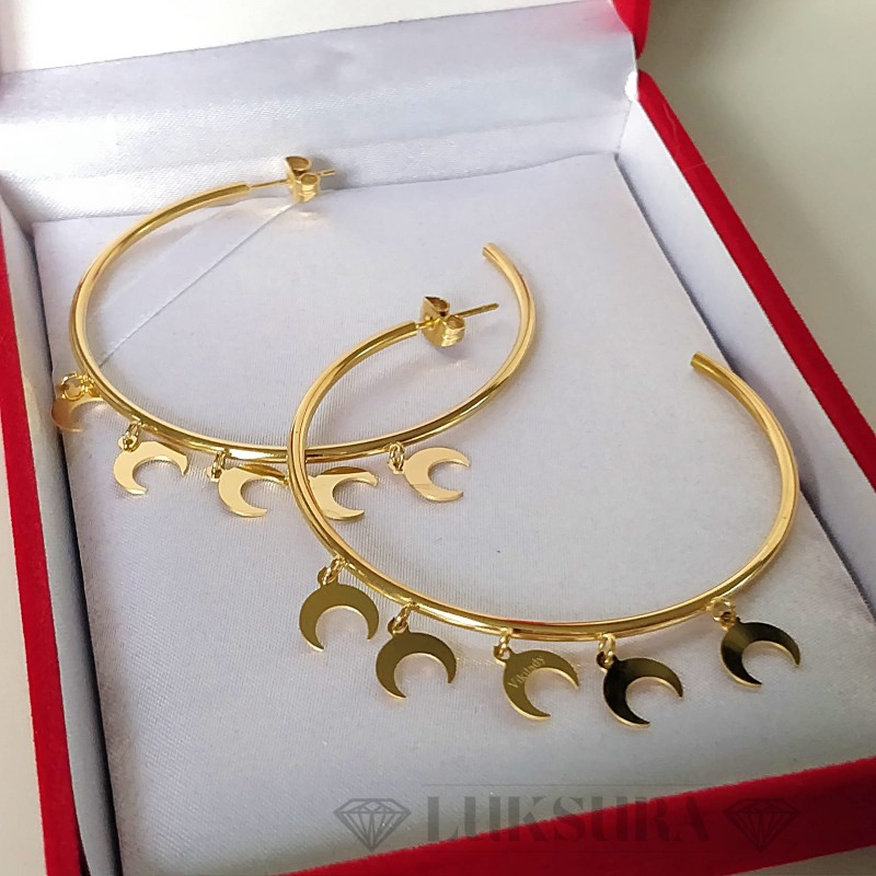 Kolczyki kółka z księżycami - stal chirurgiczna.jpg