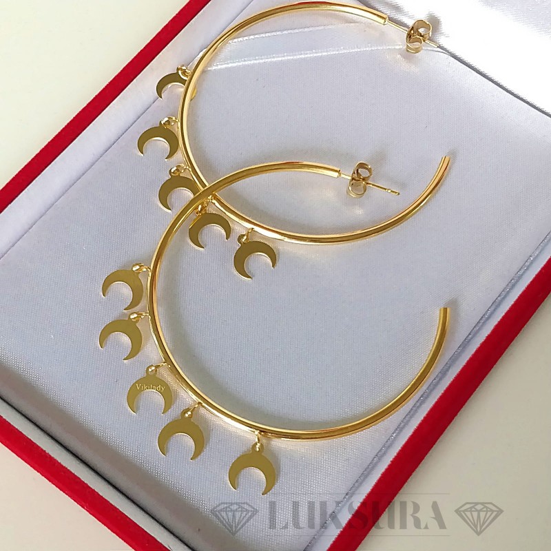 Kolczyki kółka z księżycami - stal chirurgiczna.jpg