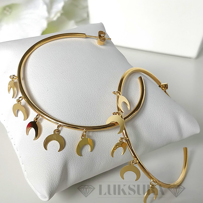 Kolczyki kółka z księżycami - stal chirurgiczna.jpg