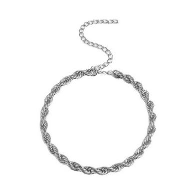 Komplet biżuterii LUKSUSOWY gruby splot KORDA