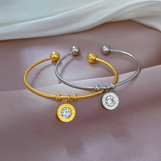 Bransoleta kajdanka regulowana - stal chirurgiczna