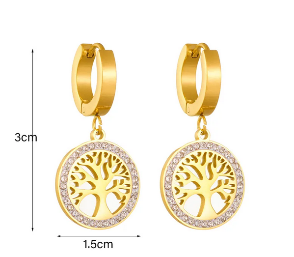 Komplet biżuterii drzewko szczęścia premium