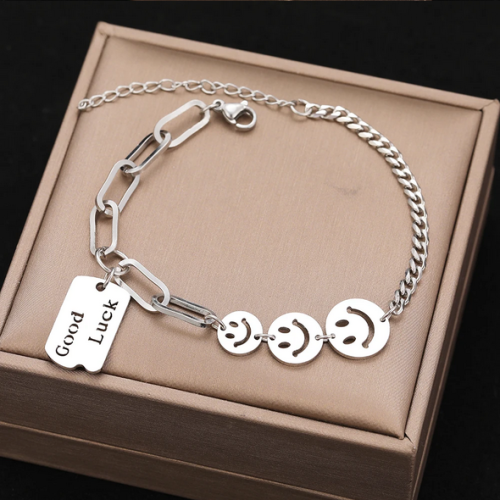 Bransoletka ze stali nierdzewnej Good Luck