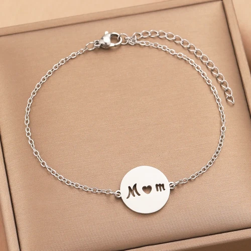 Bransoletka delikatna dla mamy ze stali chirurgicznej