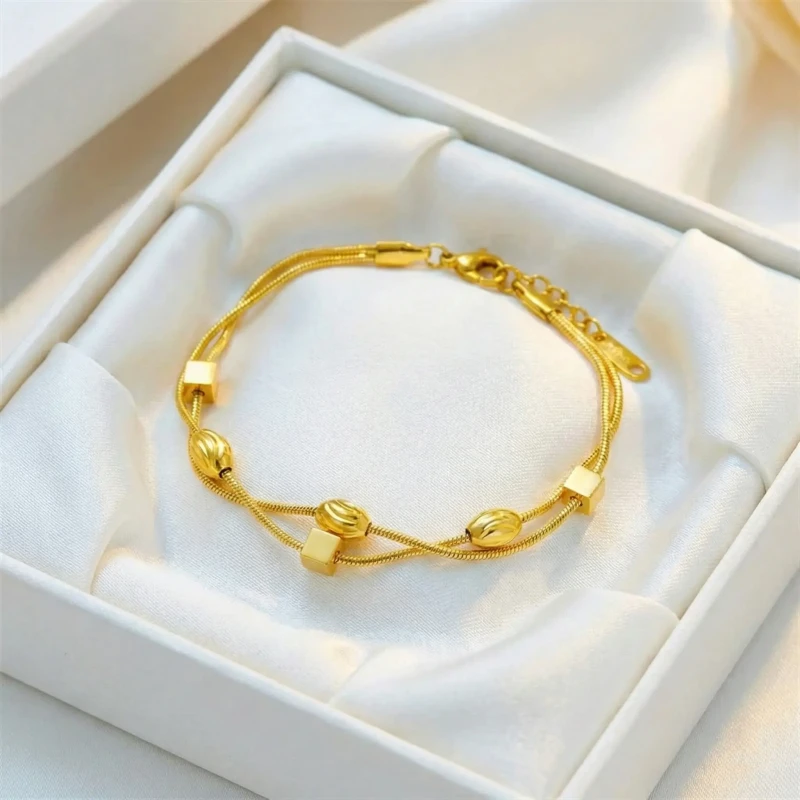 Bransoletka podwójna linka ze stali chirurgicznej.webp