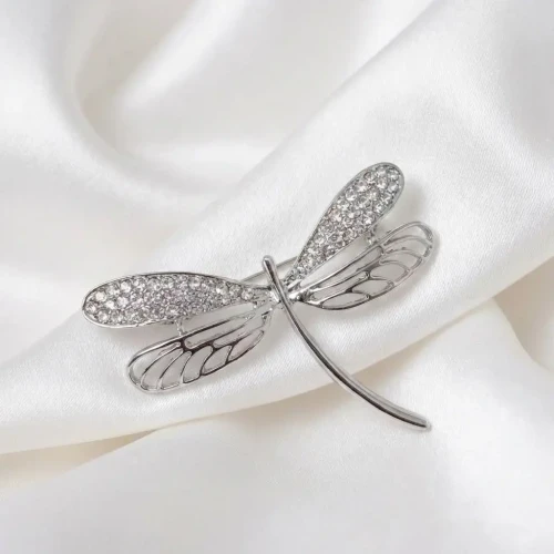 Broszka Drzewko Szczęścia z Opalizującymi Kryształami – Vintage Style (1)