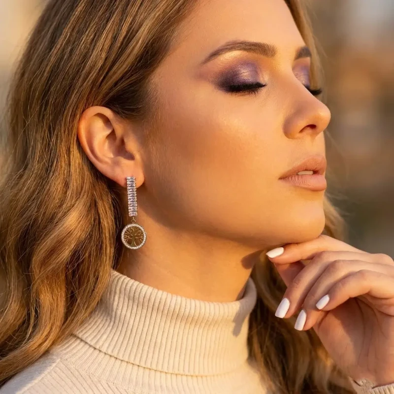 Kolczyki Drzewko Szczęścia ze stali chirurgicznej 316 L.webp