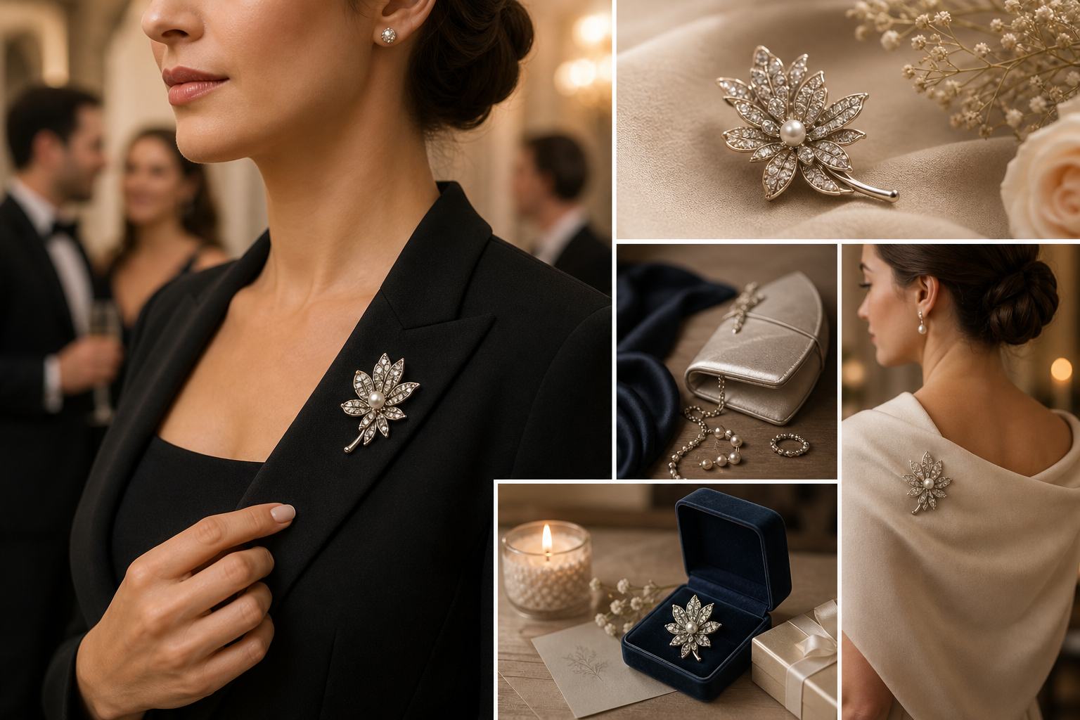Biżuteria elegancka na specjalne okazje – kiedy warto postawić na broszkę?